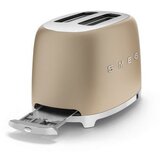 Smeg TSF01CHMEU 2-krpir toaster u 50-ih, retro stilu, šampanjski mat. | shoptok.hr