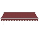 Tenda na ručno uvlačenje bordo 350 x 250 cm | shoptok.hr