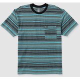 Volcom Slide Stone Crew T-shirt dark black heather Cene