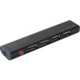 Defender usb hub 4 port 2.0 black quadro promt 83200 | ePonuda.com