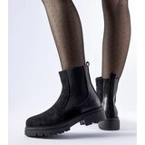 Gemre Black ankle boots with chunky sole Hodges | Shoptok.si