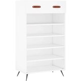 Ormarić Omarica za čevlje bela 60x35x105 cm inženirski les, (20796019) | Shoptok.si