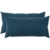  Presvlaka za jastuk 2 pcs HEERLEN Plava 40 x 80 cm Baršun | shoptok.hr