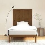 Zidno uzglavlje boja meda 108x3x110 cm masivna borovina | Eponuda.com