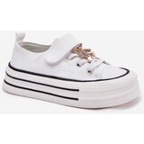 Boto Girls Sneakers With Teddy Bear White Solena | shoptok.hr