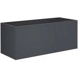  Vrtna saksija 2 kom. Antracit 100 x 40 x 40 cm Čelična vrata | shoptok.hr