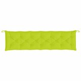  Jastuk za vrtnu klupu jarkozeleni 200x50x7 cm od tkanine Oxford | shoptok.hr