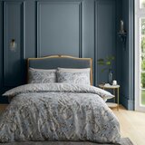 Catherine Lansfield Bijela/plava posteljina za bračni krevet 200x200 cm Regal Floral – | shoptok.hr