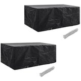 vidaXL Pokrivala za vrtno pohištvo 2 kosa z 8 obročki 228x113 cm Cene