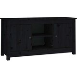TV omarica črna 103x36,5x52 cm trdna borovina, (20730290) | Shoptok.si
