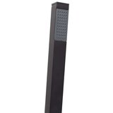 Pipo Prostostoječi tuš s pipo za kad črn iz nerjavečega jekla 90 cm | Shoptok.si