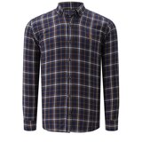 Dewberry G740 MEN'S SHIRT-PLAIN NAVY-MUSTARD | ePonuda.com
