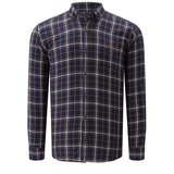 Dewberry G740 MEN'S SHIRT-PLAIN NAVY-MUSTARD Cene