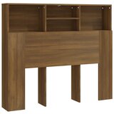 Maison Chic vzglavna omarica - nočna omarica - posteljna omarica rjavi hrast 120x19x103,5 cm, (21706011) Cene