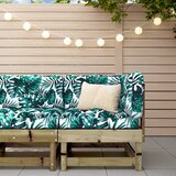 Maison Chic Vrtni kotni kavč - Zunanji kavč impregnirana borovina, (22040558) | Shoptok.si