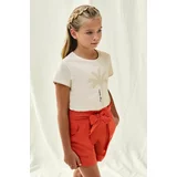 Mayoral Otroške kratke hlače oranžna barva