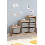 Hanah home višenamenska komoda swiss sonomo grey | ePonuda.com