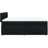  Krevet s oprugama i madracem crni 140x200 cm od tkanine | shoptok.hr