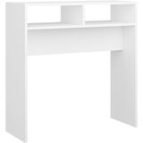 Maison Chic konzolna miza - miza ob steni bela 78x30x80 cm iverna plošča, (21786512) | Shoptok.si