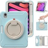 JTech Ohišje za iPad Mini 6 8,3" Armoured s stojalom Blue, (22025878) | Shoptok.si