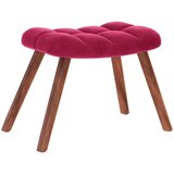  Stolica za ljuljanje s osloncem za noge boja vina baršunasta | shoptok.hr
