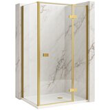 Rea Tuš kabina Atlas 80x80 Brush Gold | Shoptok.si