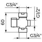 Rosan Krstak - prebacivač 1/2 x 3/4 | Eponuda.com