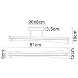 Globo STROPNA LED-SVETILKA MALINDA 2700/4000/6000 K 230 V | Shoptok.si