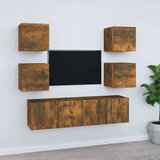  6-dijelni set TV ormarića boja dimljenog hrasta drveni | shoptok.hr