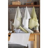  bella - green green kitchen towel set (6 pieces) cene