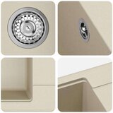  Umivalnica Bež 670 x 460 mm 80% Kvarc in 20% Smola, (5000160095) | Shoptok.si