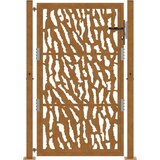 vidaXL Vrtna vrata 105x155 cm preperevanje oblikovanje jeklene sledi | Shoptok.si