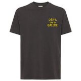gallery dept Majice s kratkimi rokavi T-SHIRT FRENCH TEE BLACK YELLOW Črna Cene