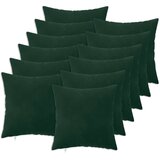  Presvlaka za jastuk 12 pcs HEERLEN Tamnozelena 50 x 50 cm | shoptok.hr