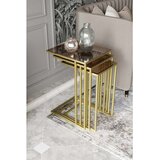 Hanah home Mira set stolića (umetnuti), zlatna/bronzana (3 kom) | Eponuda.com