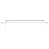 Nadstrešnica Okvir tende Bela 500 × 350 cm Aluminij - - Bela - 30.8 - 500 x 350 cm - 2025- | Shoptok.si