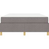 Box spring krevet Taupe i bijela 140 x 190 cm tkanina | shoptok.hr