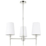 Endon 99455 - Luster na stalku 3xE14/6W/230V sjajni hrom/bela | Eponuda.com