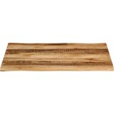  Ploča stola s prirodnim rubom 100x80x3,8 cm Masivno drvo, neobrađeni mango | shoptok.hr