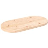 vidaXL Mizna plošča 60x30x2,5 cm trdna borovina ovalna Cene