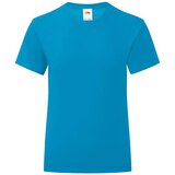 Fruit Of The Loom Blue Girls' T-shirt Iconic Cene