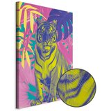 Slika - Colorful Tiger - Intense Colors of a Tiger Surrounded by Tropical Plants 60x90 Premium Print | shoptok.hr