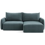 Makamii turkizna raztegljiva/s prostorom za shranjevanje kotna sedežna garnitura (desni kot) kalena – | Shoptok.si