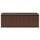  Vrtna lopa 257x489x181 cm kovinska rjava, (20958836) | Shoptok.si