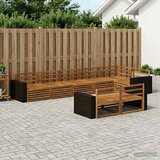  Set vanjskih sofa 8 kom. Prirodna | shoptok.hr