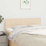  Posteljno vzglavje 2 kosa krem 72x5x78/88 cm blago, (20938710) Cene