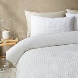 Pineapple Elephant Bela posteljnina za zakonsko posteljo 200x200 cm Muscat Waffle – | Shoptok.si