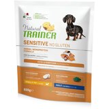 Natural trainer sensitive no gluten sa lososom 800 g hrana za odrasle pse malih rasa Cene