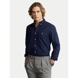 Polo Ralph Lauren Srajca 710767828003 Mornarsko modra Slim Fit