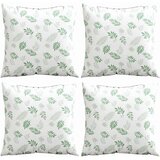  Jastučići za raspršenje 4 pcs Uzorak lista 50 x 50 cm Poliester | shoptok.hr